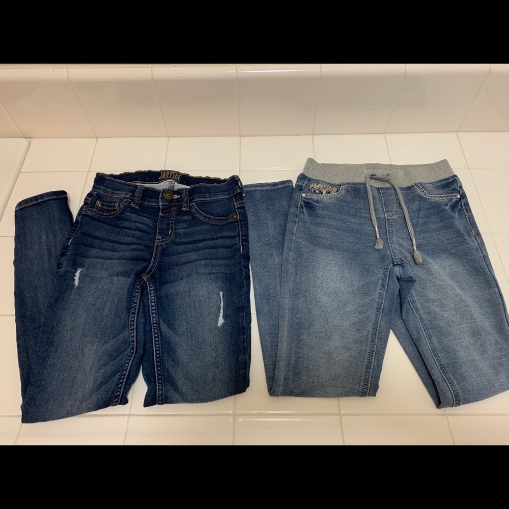 Justice Jeans - 2 pairs